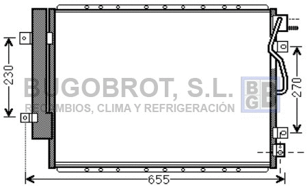 Condenser, air conditioning (62-KA5123)