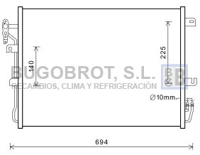 Condenser, air conditioning (62-AU5215)
