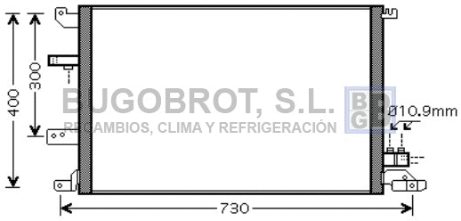 Condenser, air conditioning (62-VO5138)