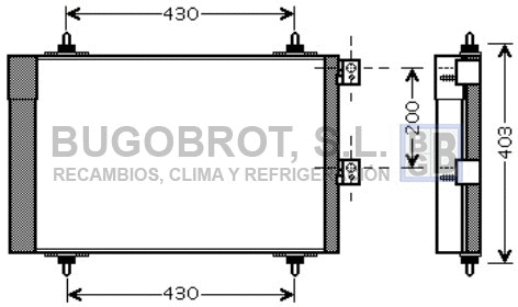 Condenser, air conditioning (62-CN5241)