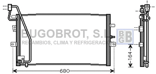 Condenser, air conditioning (62-SB5056)
