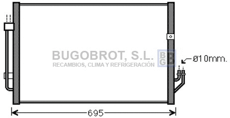 Condenser, air conditioning (62-DN5331)
