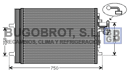Condenser, air conditioning (62-VO5161)