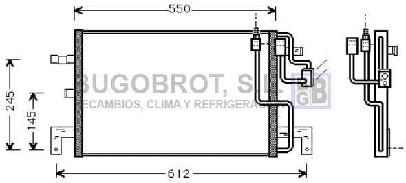 Condenser, air conditioning (62-SB5032)