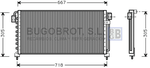 Condenser, air conditioning (62-SU5028)