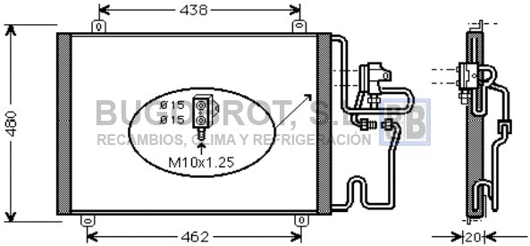 Condenser, air conditioning (62-RT5247)