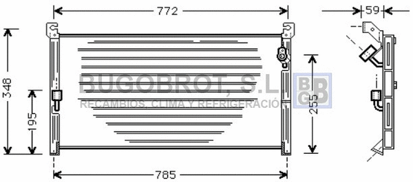 Condenser, air conditioning (62-TO5130)