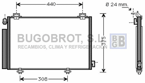 Condenser, air conditioning (62-TO5382)