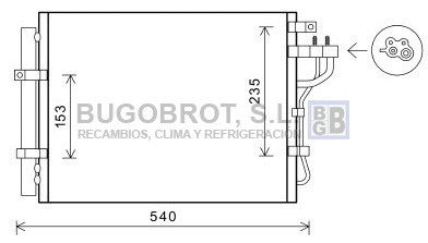 Condenser, air conditioning (62-KA5188)