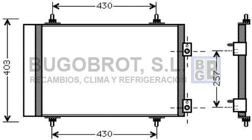 Condenser, air conditioning (62-CN5240)