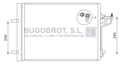 Condenser, air conditioning (62-FD5488)