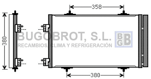 Condenser, air conditioning (62-CN5272)