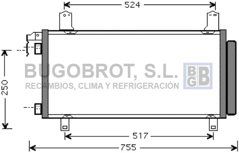 Condenser, air conditioning (62-MZ5158)