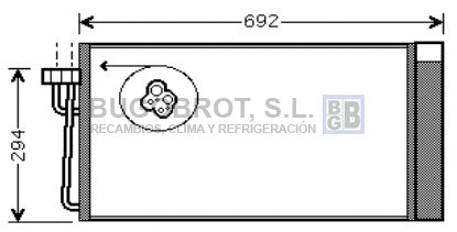 Condenser, air conditioning (62-BW5273)