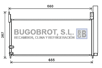 Condenser, air conditioning (62-TO5692)