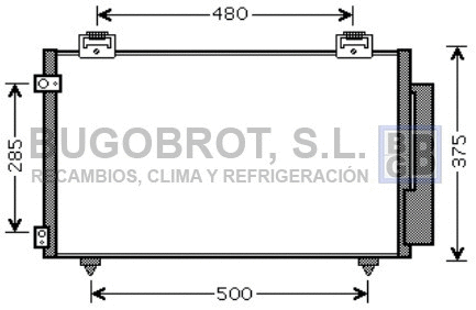 Condenser, air conditioning (62-TO5487)
