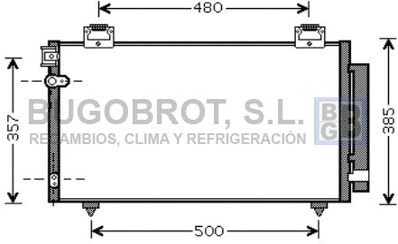 Condenser, air conditioning (62-TO5392)