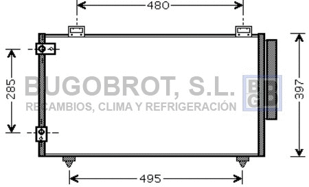 Condenser, air conditioning (62-TO5286)