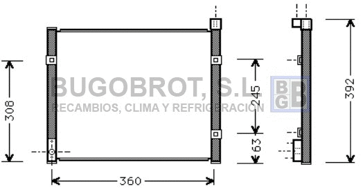 Condenser, air conditioning (62-HD5095)