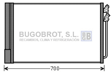 Condenser, air conditioning (62-BW5370)