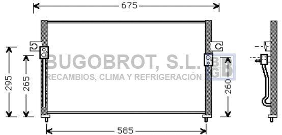 Condenser, air conditioning (62-HY5058)