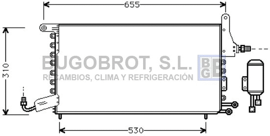 Condenser, air conditioning (62-ST5026)