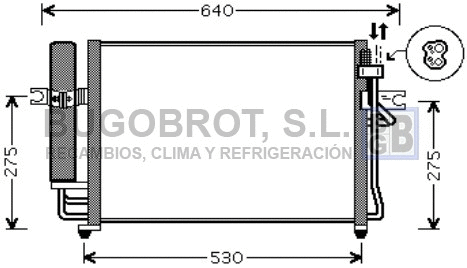 Condenser, air conditioning (62-HY5090)
