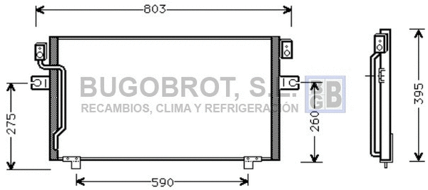 Condenser, air conditioning (62-DN5160)