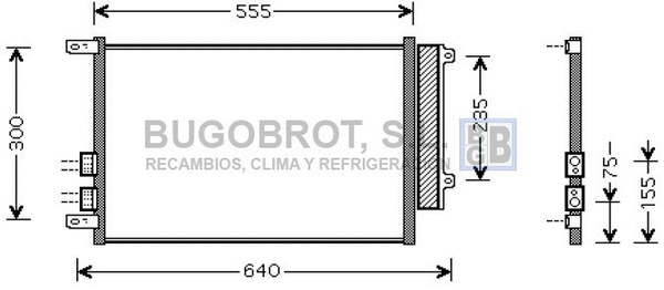 Condenser, air conditioning (62-AL5088)