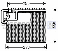 Evaporator, air conditioning (70-OLV481)