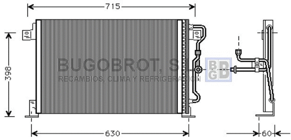 Condenser, air conditioning (62-JE5019)
