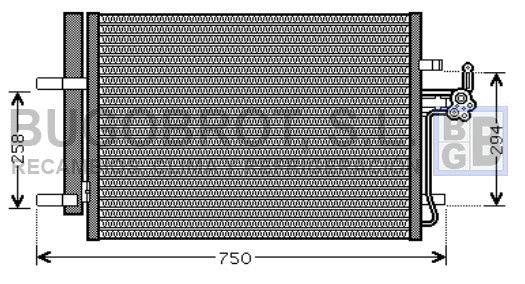 Condenser, air conditioning (62-FD5428)