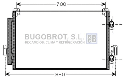 Condenser, air conditioning (62-MT5178)