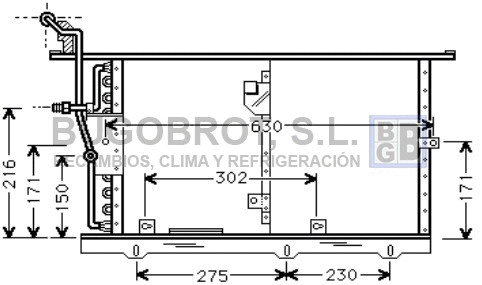 Condenser, air conditioning (62-MS5244)