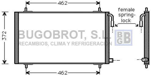 Condenser, air conditioning (62-PE5191)