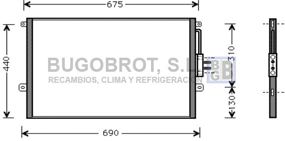 Condenser, air conditioning (62-JE5018)
