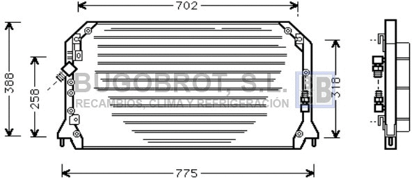 Condenser, air conditioning (62-TO5253)