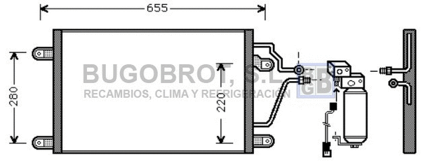 Condenser, air conditioning (62-RT5211)