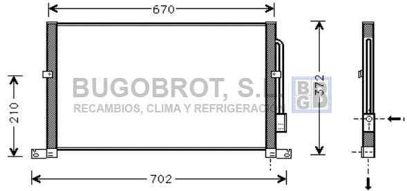 Condenser, air conditioning (62-FD5302)