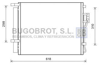 Condenser, air conditioning (62-HY5310)