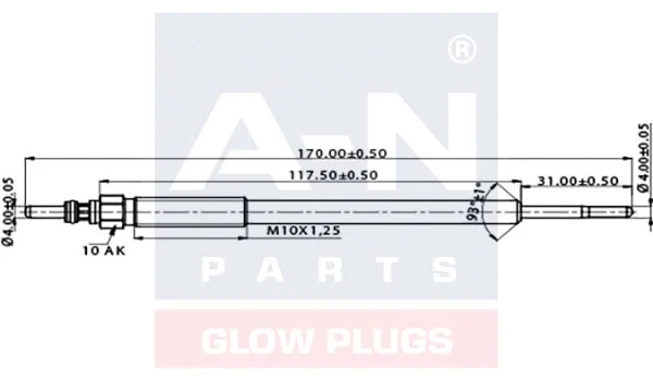 Glow Plug (A-N170020)