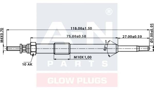 Glow Plug (A-N118492)