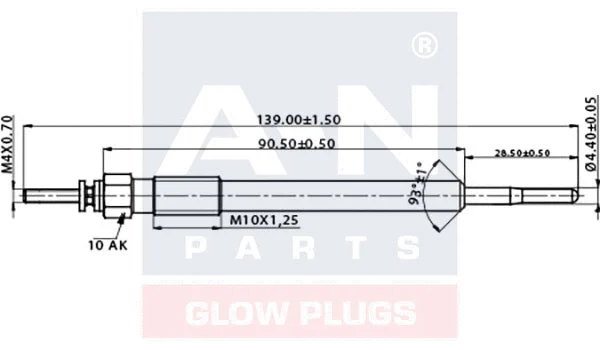 Glow Plug (A-N140003)
