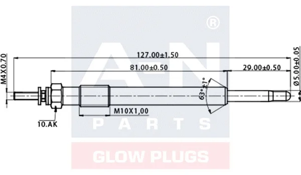 Glow Plug (A-N126206)