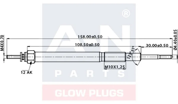 Glow Plug (A-N158526)