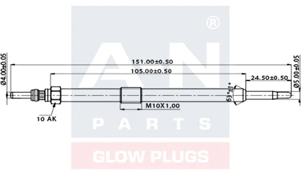 Glow Plug (A-N150351)
