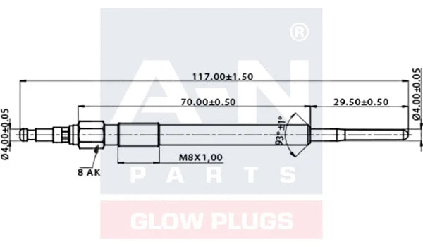 Glow Plug (A-N117009)