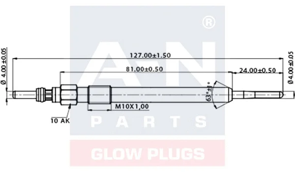 Glow Plug (A-N127016)