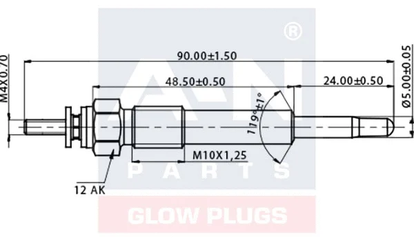 Glow Plug (A-N090207)