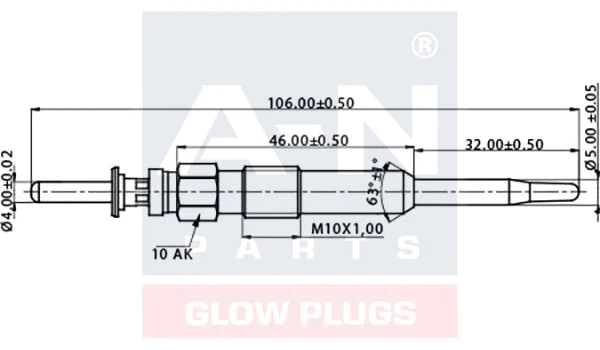 Glow Plug (A-N106002)